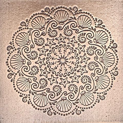 TTS6066 Seaside Mandala Tiny Textured Metal Sheet