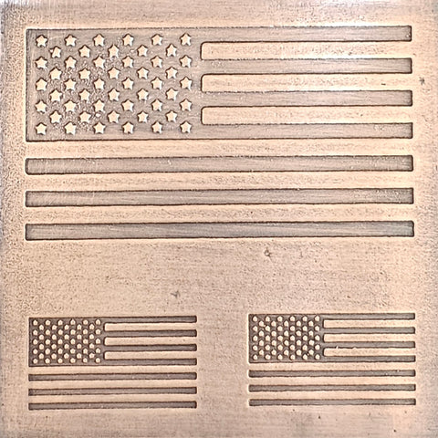 TTS6063 Stars & Stripes Tiny Textured Metal Sheet
