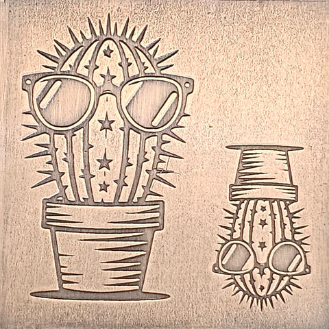 TTS6036 Cactus Vibes Tiny Textured Metal Sheet