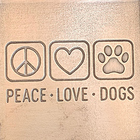 RMP6067-2 Peace, Love, Paws Rolling Mill Plate