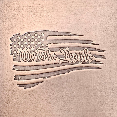 TTS6035 We the People Tiny Textured Metal Sheet