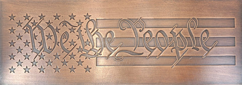 RMP1089 We the People Flag Rolling Mill Plate