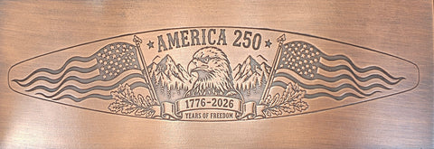 RMP1091 America 250 Years of Freedom Cuff Rolling Mill Plate