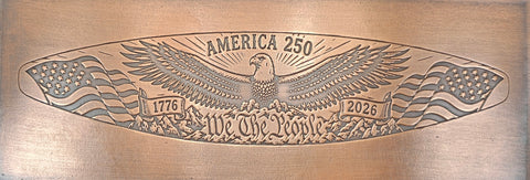 RMP1092 America 250 We the People Cuff Rolling Mill Plate