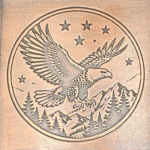 RMP6088-2 Mountain Majesty Eagle Rolling Mill Plate
