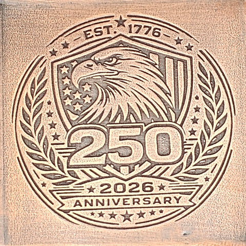 TTS6084 America 250 Heritage Eagle Tiny Textured Metal Sheet