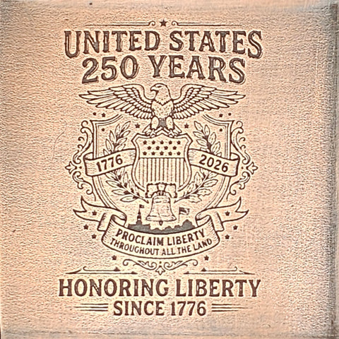 RMP6076-2 America 250 Honoring Liberty Rolling Mill Plate