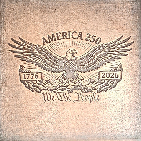 RMP6078-2 America 250 We the People Rolling Mill Plate