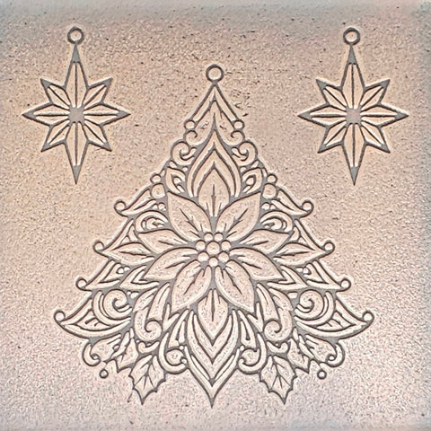 RMP6099-2 Holiday Elegance Tree Rolling Mill Plate