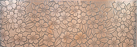 RMP1100 Forget Me Not Flowers  Rolling Mill Plate Designed By Grace Wolf