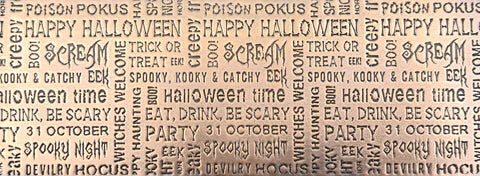 RMP1105 Halloween Word Mash Rolling Mill Plate