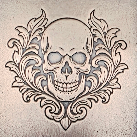 RMP6112-2 Gothic Skull Rolling Mill Plate