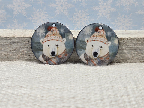 20692 Xmas Hat Animals Circles – Enamel & Ceramic Decals
