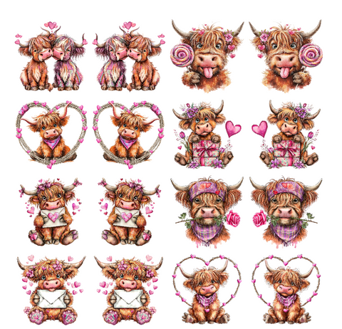 20803 Highland Hearts – Waterslide Decal for Enamel, Glass & Ceramic