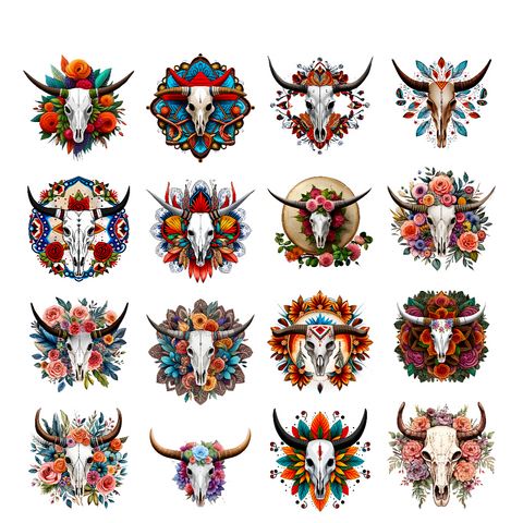 20808 Sacred Bloom – Waterslide Decal for Enamel, Glass & Ceramic