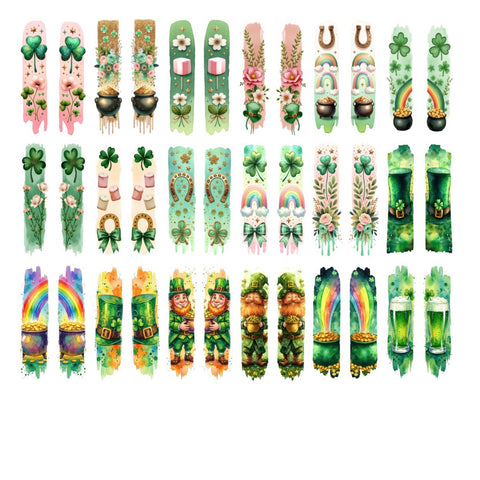 20815 St. Patrick's Brushstroke – Waterslide Decal for Enamel, Glass & Ceramic