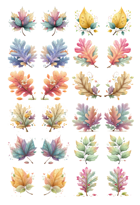 20846 Pastel Autumn – Waterslide Decal for Enamel, Glass & Ceramic