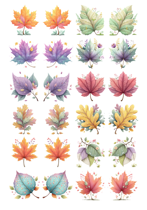 20847 Pastel Autumn 2 – Waterslide Decal for Enamel, Glass & Ceramic