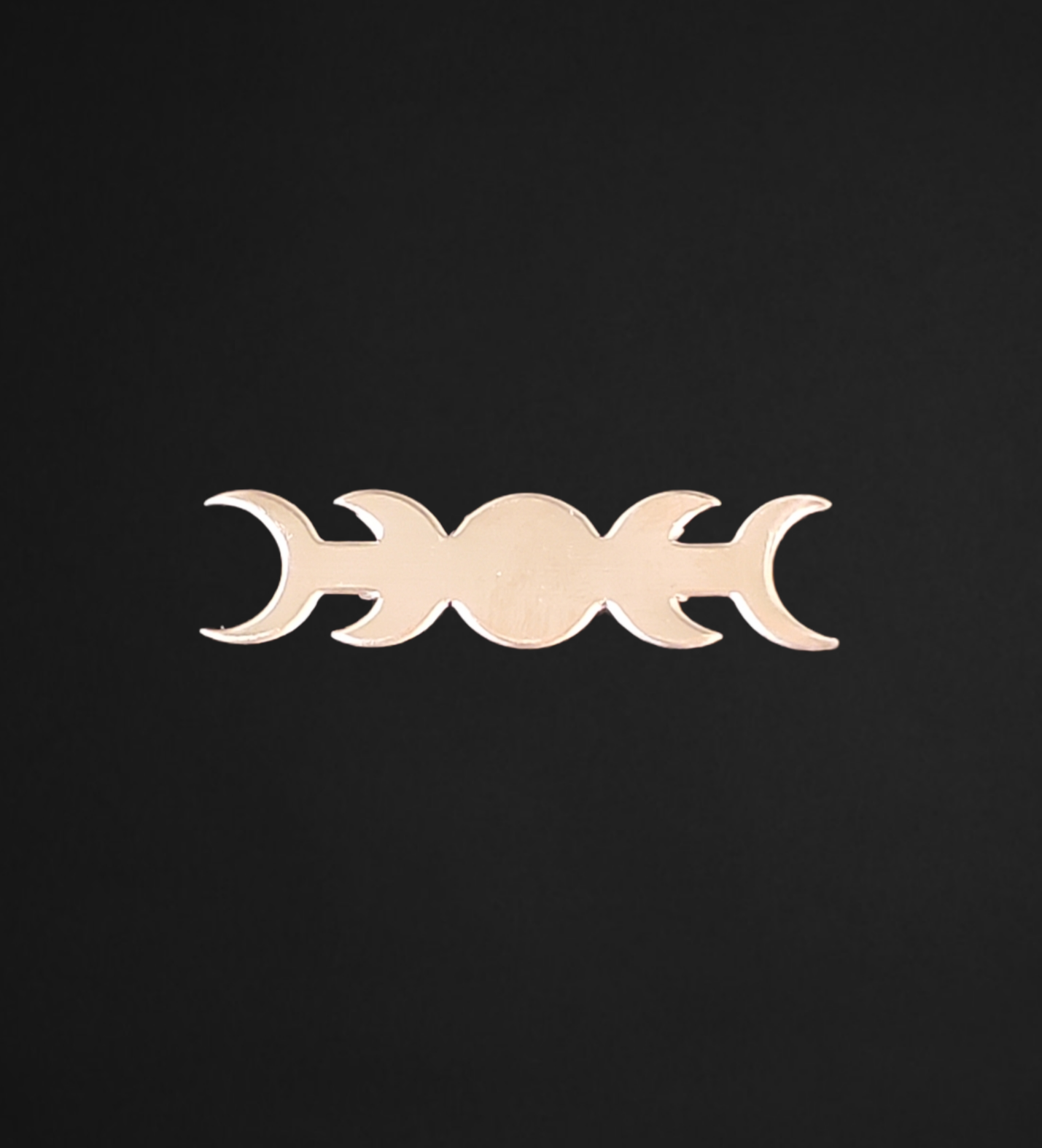 F0236 Moon Phases Metal Blank