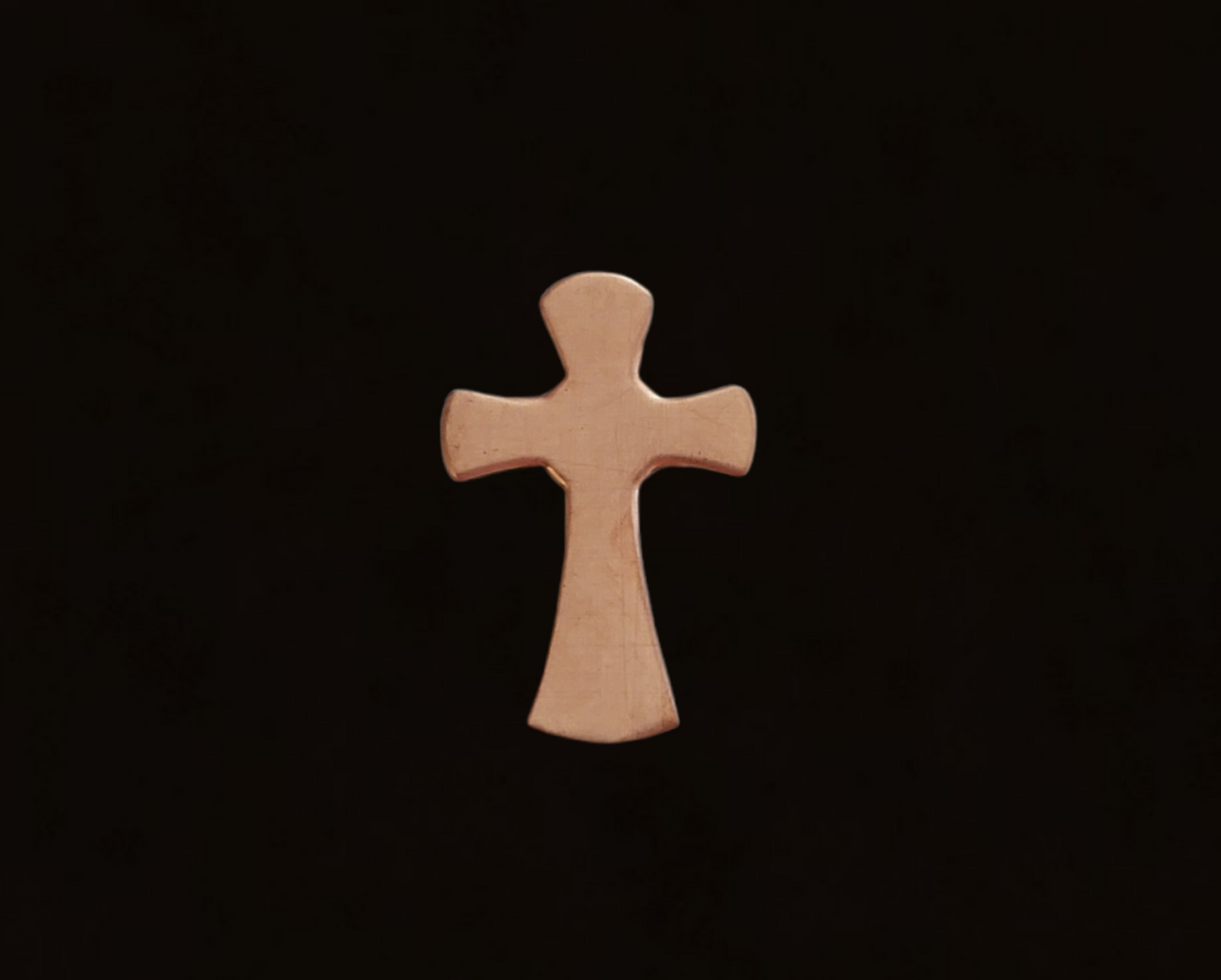 F0243 Small Cross Metal Blank