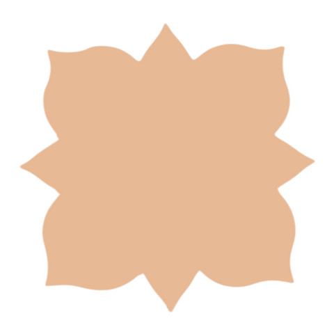 F0269 Flower Metal Blank