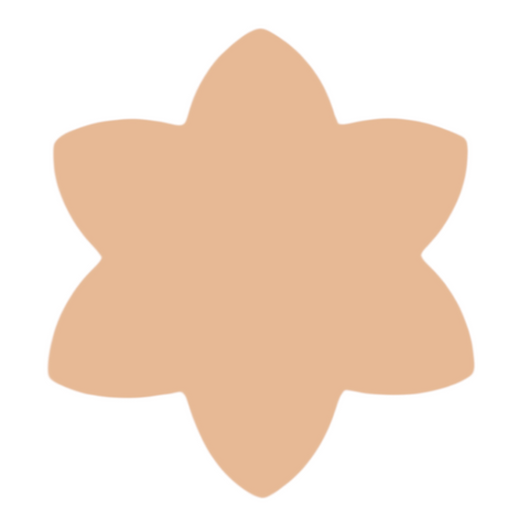 F0272 Flower Metal Blank