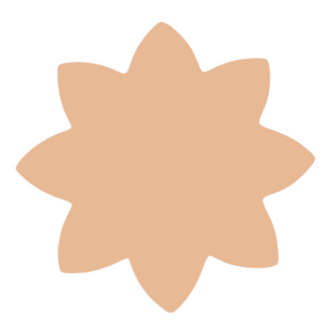 F0274 Flower Metal Blank