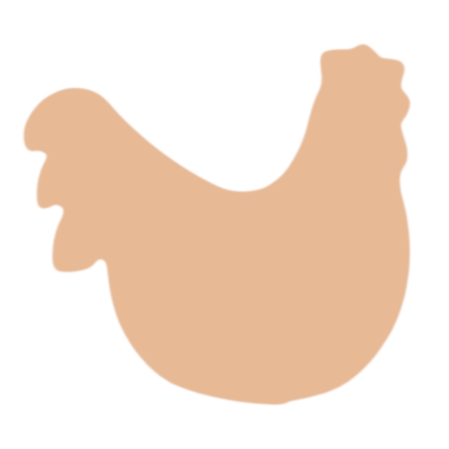 F0302 Laying Hen Metal Blank