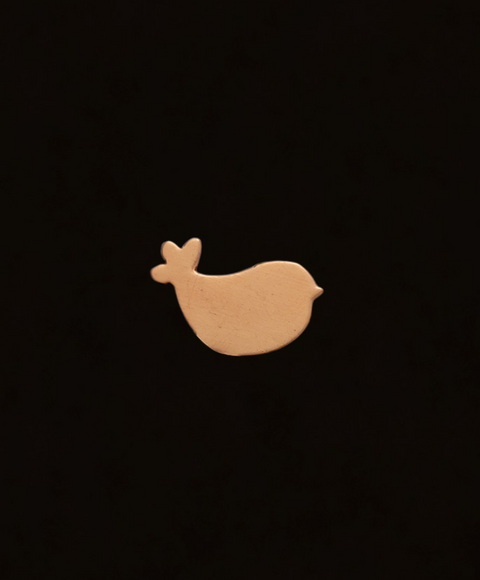 F0303 Cute Bird Metal Blank