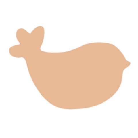 F0303 Cute Bird Metal Blank