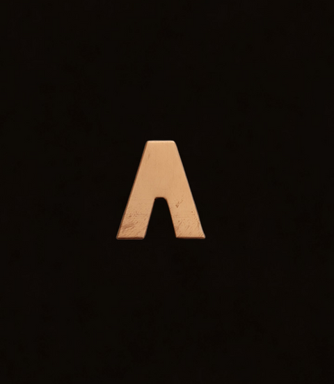 F0306 Letter "A" Metal Blank