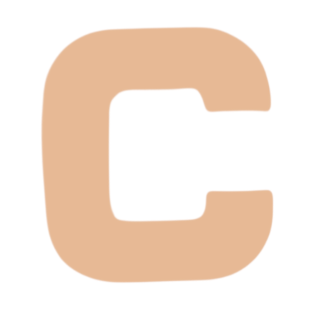 F0308 Letter "C" Metal Blank