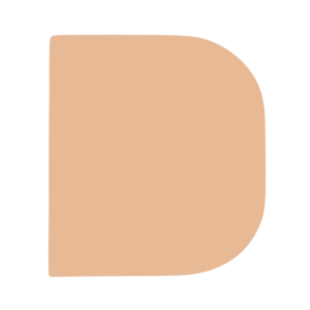 F0309 Letter "D" Metal Blank