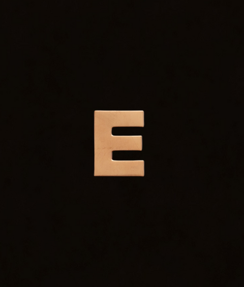 F0310 Letter "E" Metal Blank