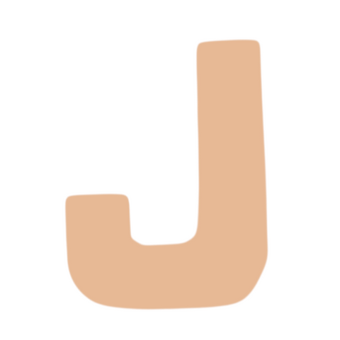 F0315 Letter "J" Metal Blank