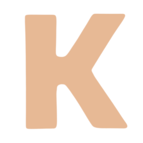 F0316 Letter "K" Metal Blank