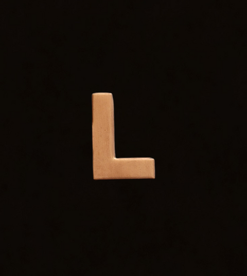 F0317 Letter "L" Metal Blank