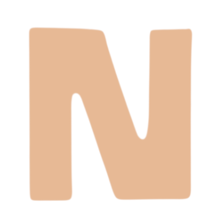 F0319 Letter "N" Metal Blank