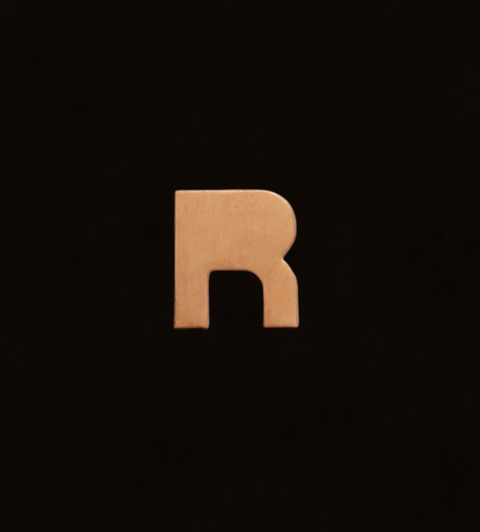 F0323 Letter "R" Metal Blank