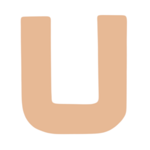 F0326 Letter "U" Metal Blank