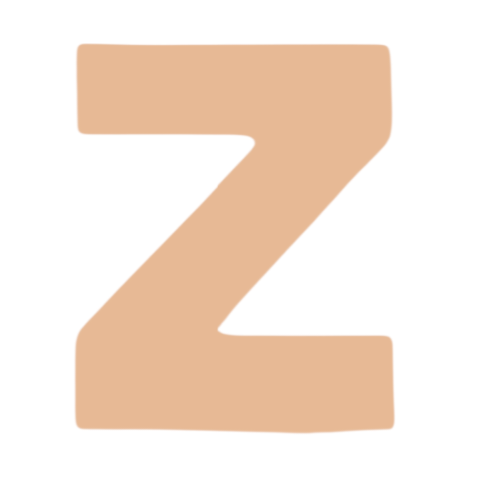 F0331 Letter "Z" Metal Blank