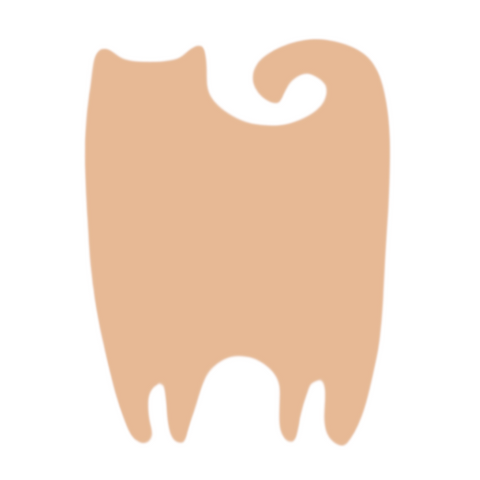 F0337 Fat Cat Metal Blank