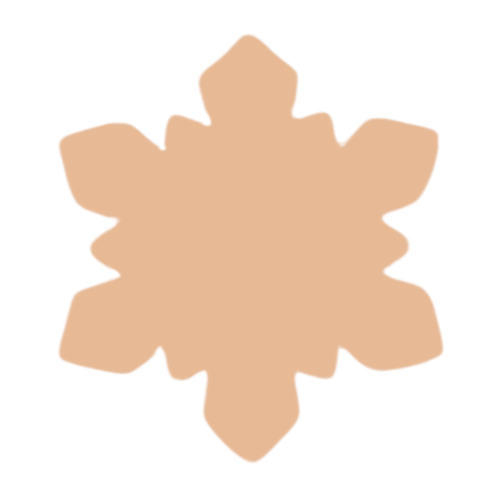 F0346 Snowflake Metal Blank