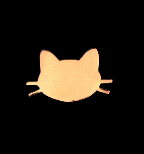 F0363 Cat Head Metal Blank