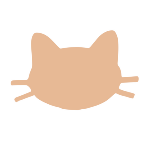F0363 Cat Head Metal Blank