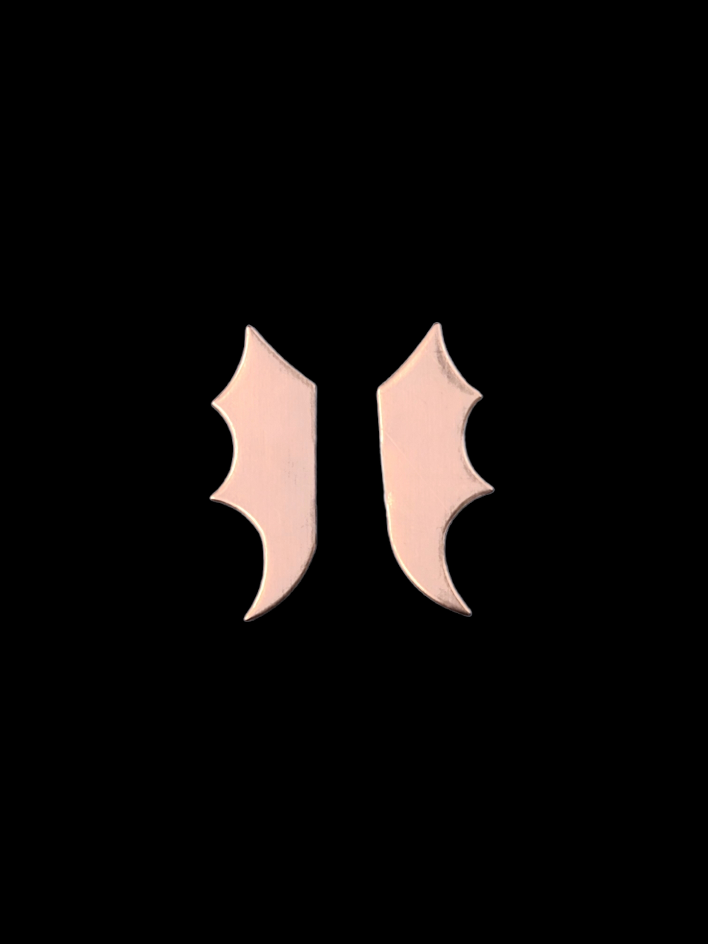 JE0418 Bat Wing Metal Earring Blanks