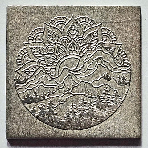 RMP6019-2 Mountain Mandala Rolling Mill Plate