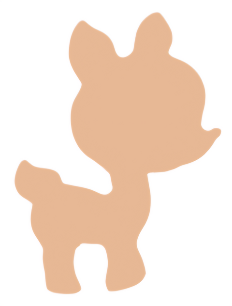 F6164 Red Nose Reindeer Metal Blank