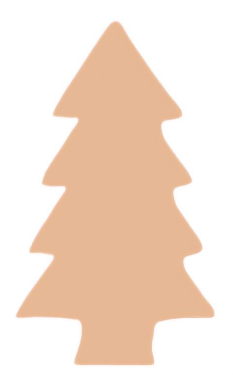 F6165 Pine Tree Metal Blank