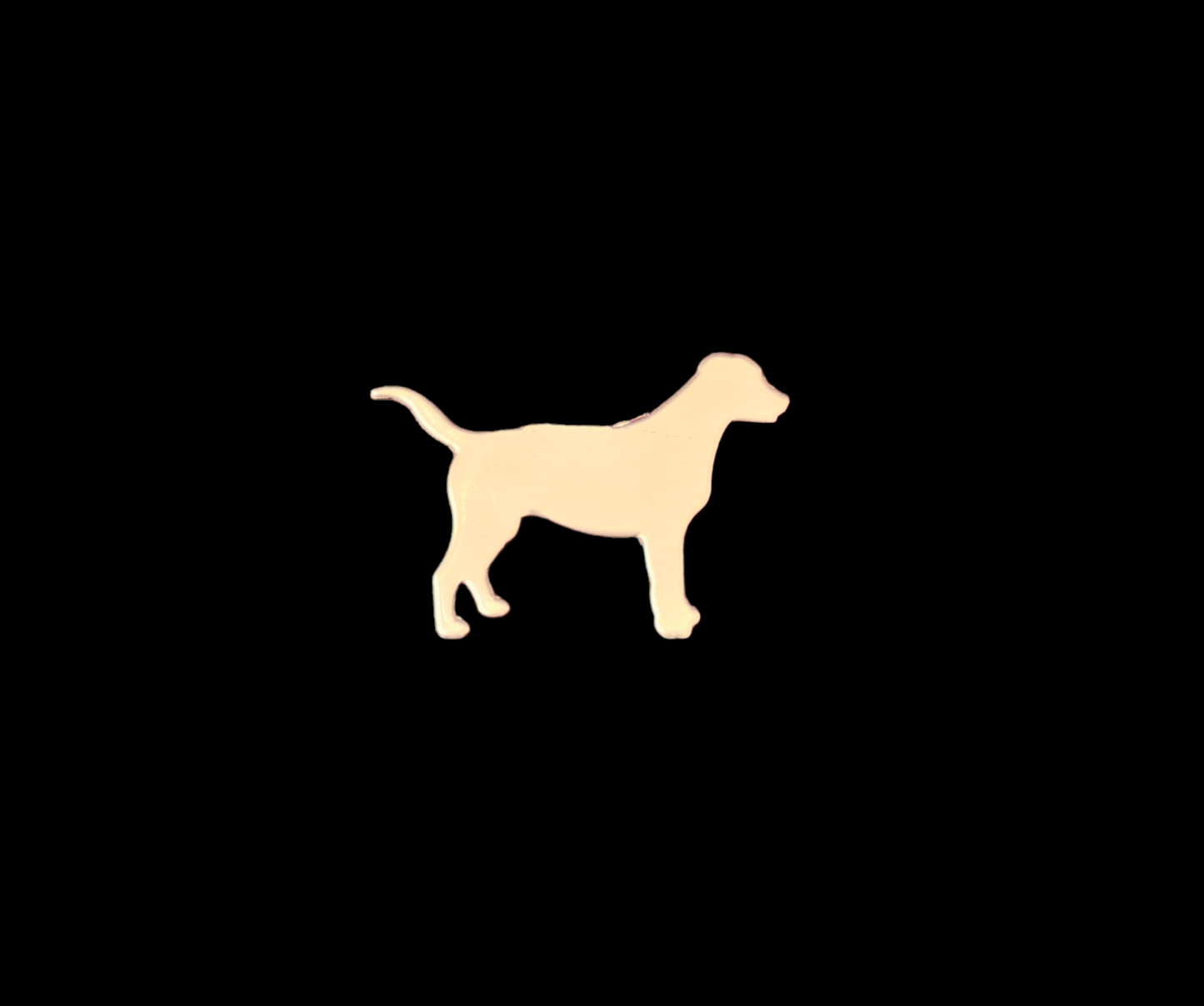 F6264 Labrador Dog Metal Blank